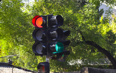 Modul Lampu Trafik LED Basikal HijauMerahKuning