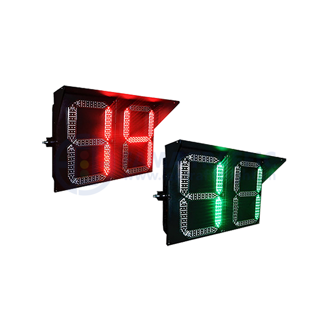 800x600mm Dwiwarna Dua Digit LED Pemasa Kira Detik Perumahan PC