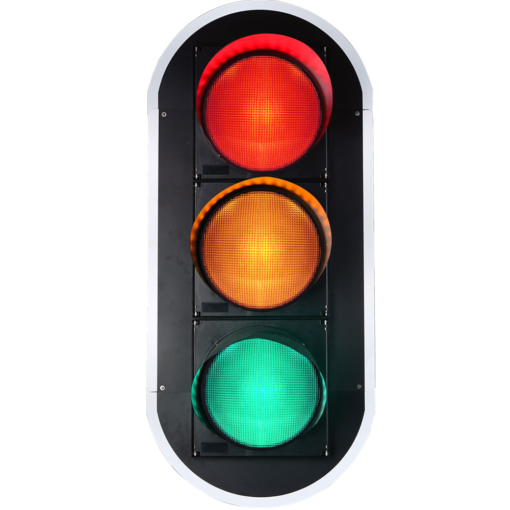 Lampu Isyarat Bola Penuh Merah/Kuning/Hijau Fluks Tinggi