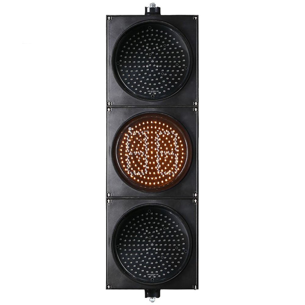 Lampu Isyarat Bola Penuh Merah/Kuning/Hijau Kuasa Rendah dengan Pemasa Undur