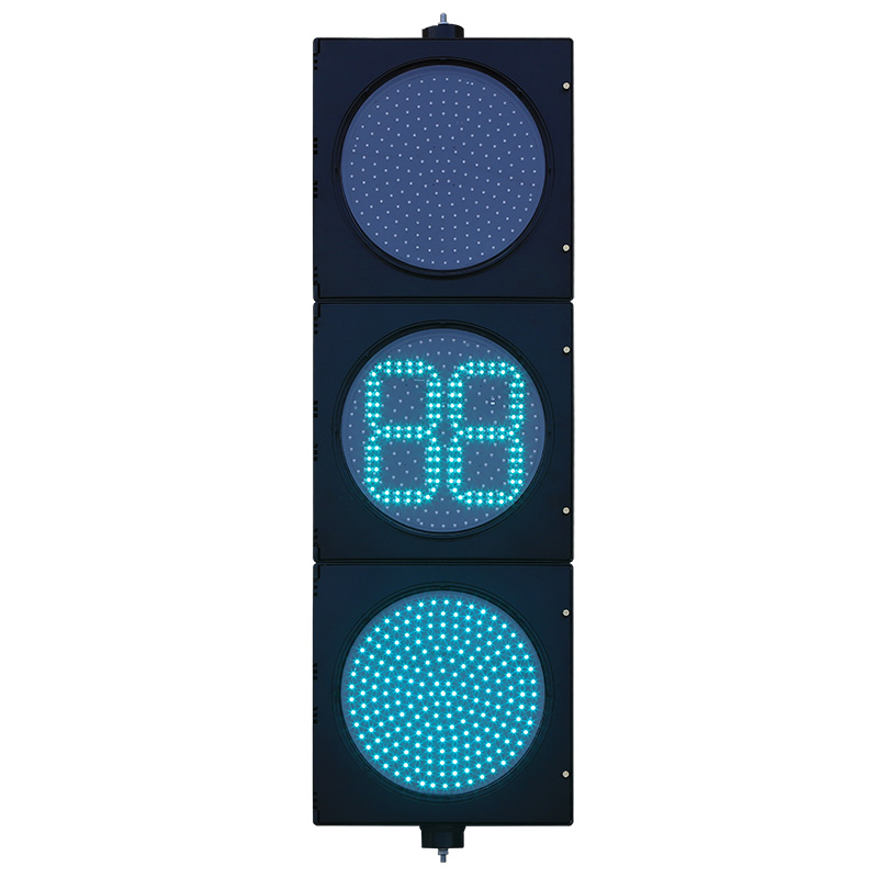 Lampu Isyarat Bola Penuh Merah/Kuning/Hijau Kuasa Rendah dengan Pemasa Undur