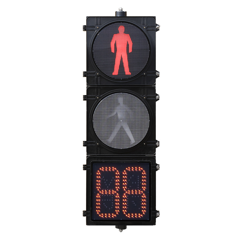 Lampu Isyarat Pejalan Kaki Fluks Tinggi dengan Pemasa Undur