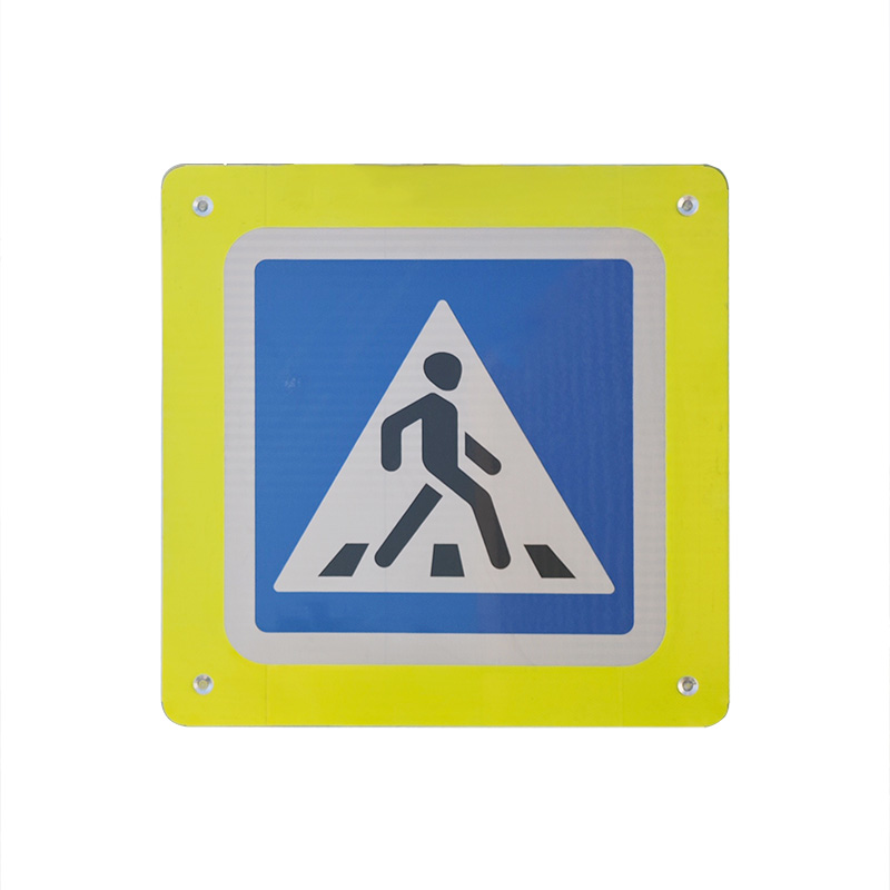 Papan Tanda Lintasan Pejalan Kaki Bercahaya Dalaman