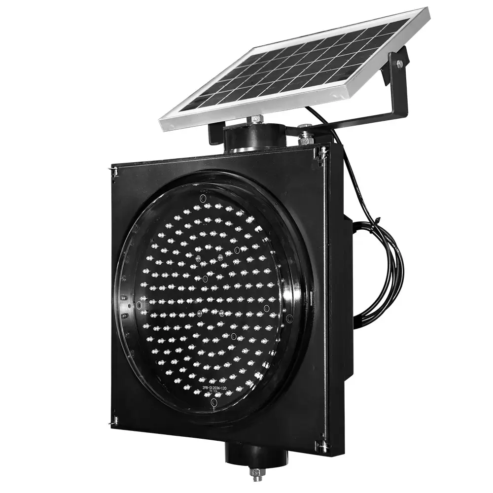 Isyarat lalu lintas lampu berkelip kuning
